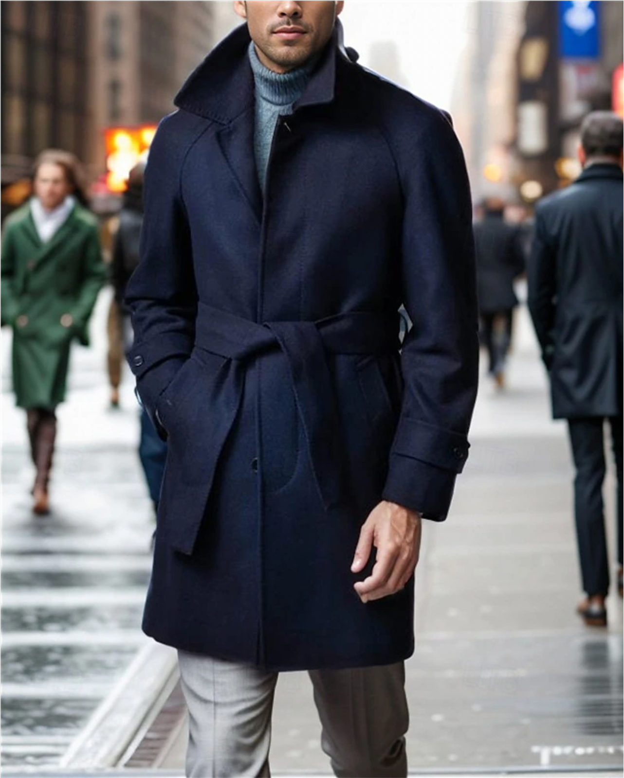 Theodore | Stijlvolle Heren Trenchcoat