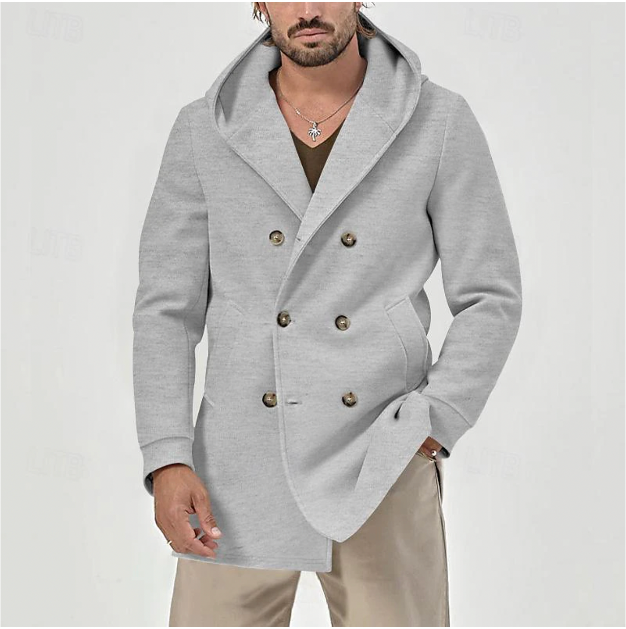 Zachte Trenchcoat voor Heren - Ideaal voor Herfst & Winter