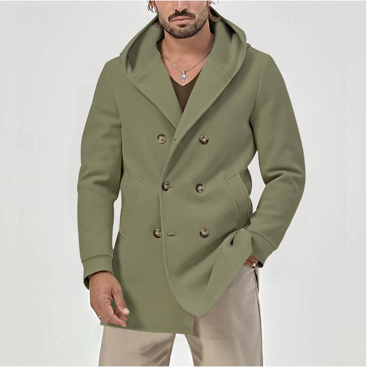 Zachte Trenchcoat voor Heren - Ideaal voor Herfst & Winter