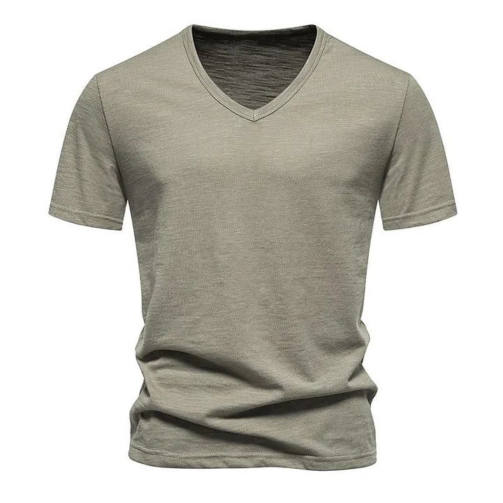 Tim - Casual Bamboo V-hals T-shirt voor heren