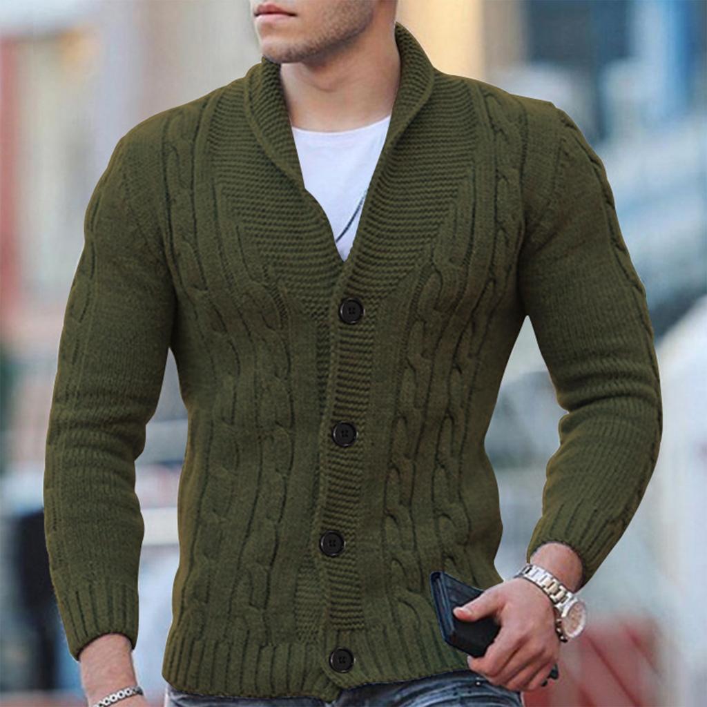 Lucas | Gebreid Herenvest Voor Herfst/Winter