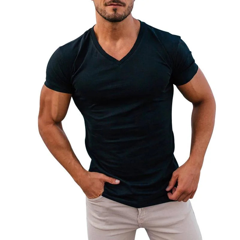 Joep - Slim-Fit V-hals t-shirt