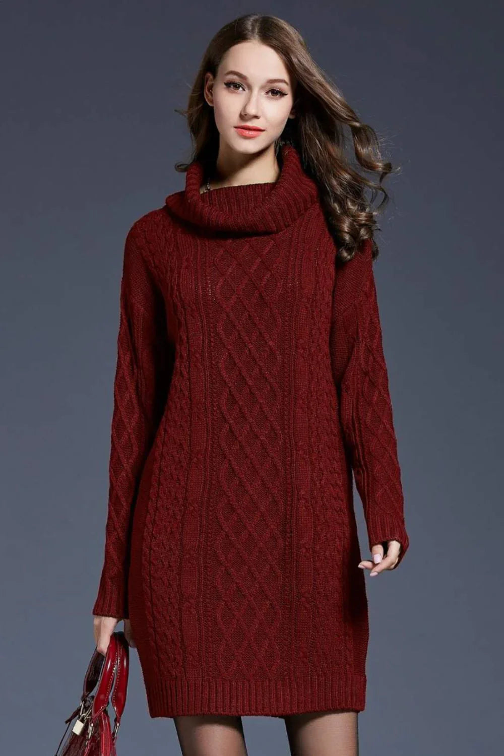 Els | Gebreide Sweater Jurk voor Herfst & Winter