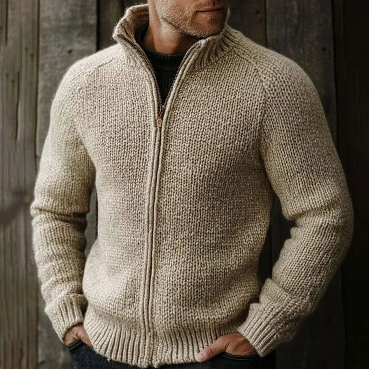 Casual Gebreide Full-Zip Sweater