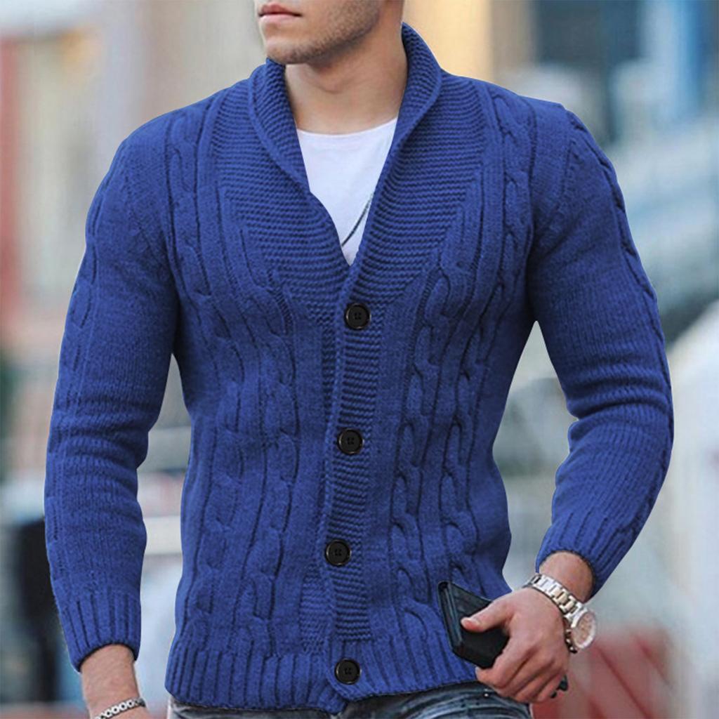 Lucas | Gebreid Herenvest Voor Herfst/Winter
