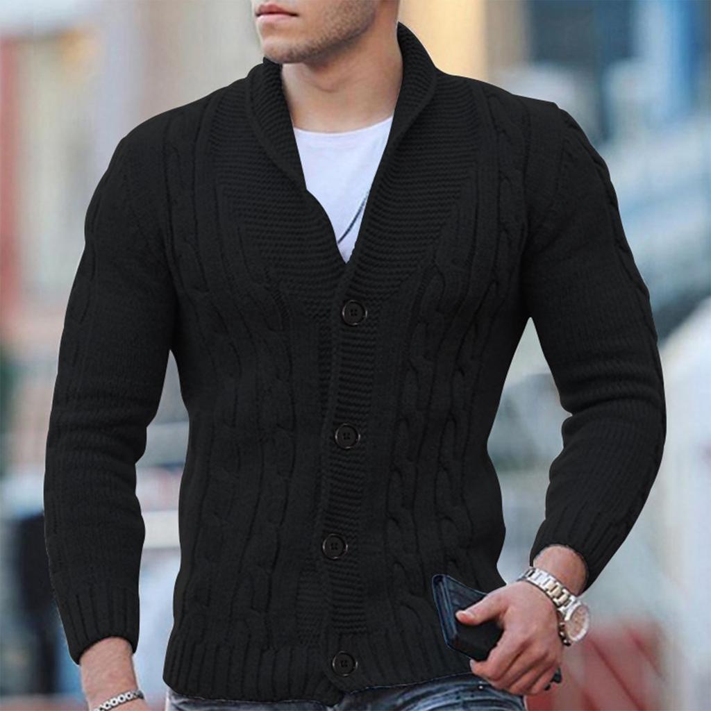 Lucas | Gebreid Herenvest Voor Herfst/Winter