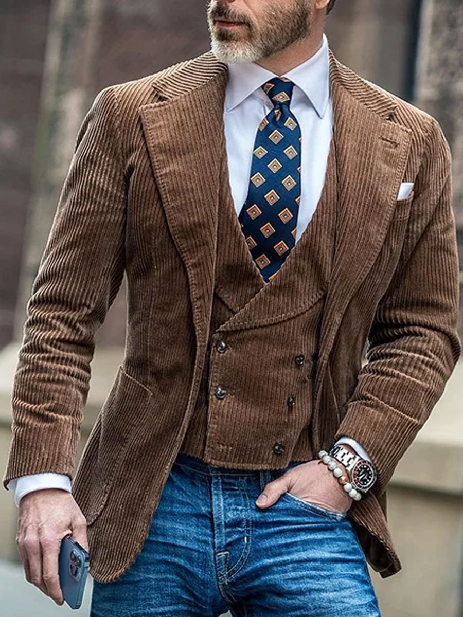 Corduroy Casual Blazer