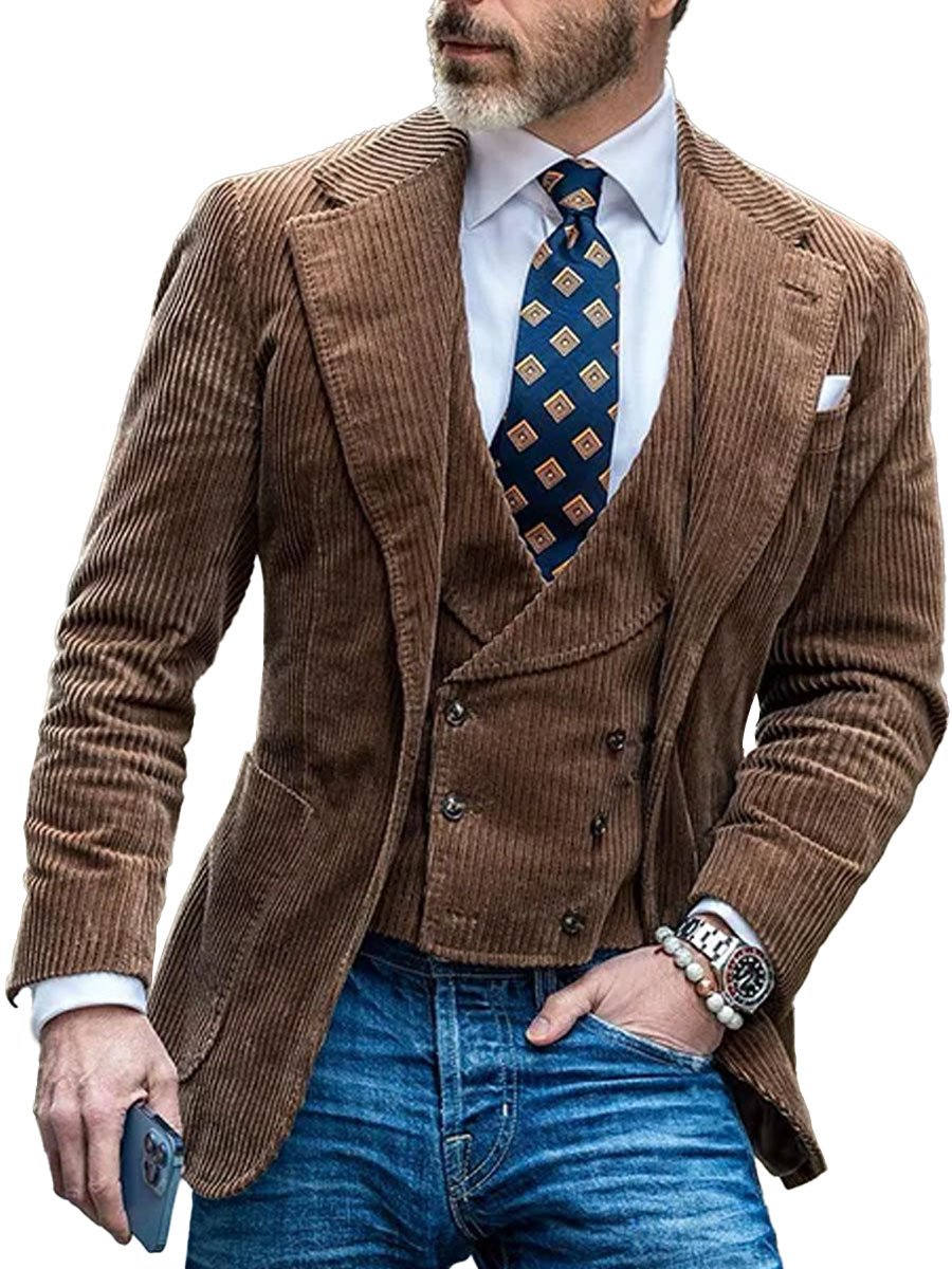 Corduroy Casual Blazer