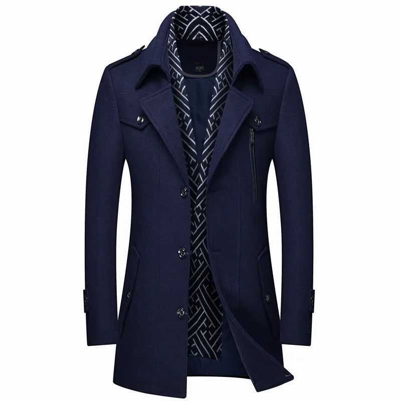 Jurre | Stijlvolle Trenchcoat Voor Heren