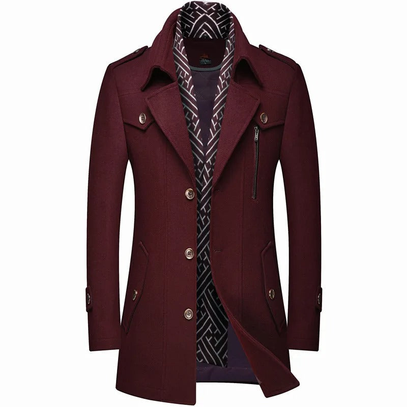 Jurre | Stijlvolle Trenchcoat Voor Heren
